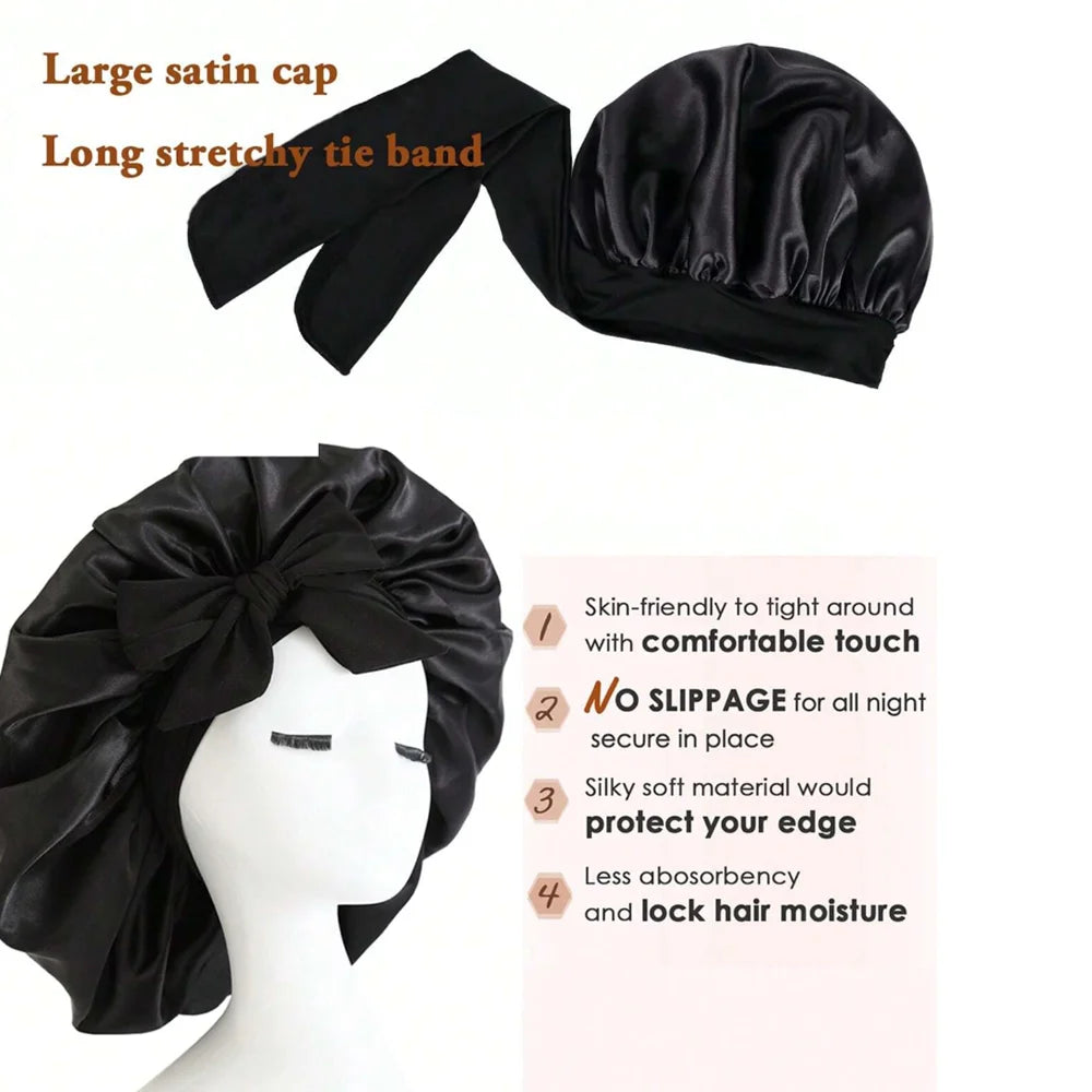 Bonnet de Nuit en Satin