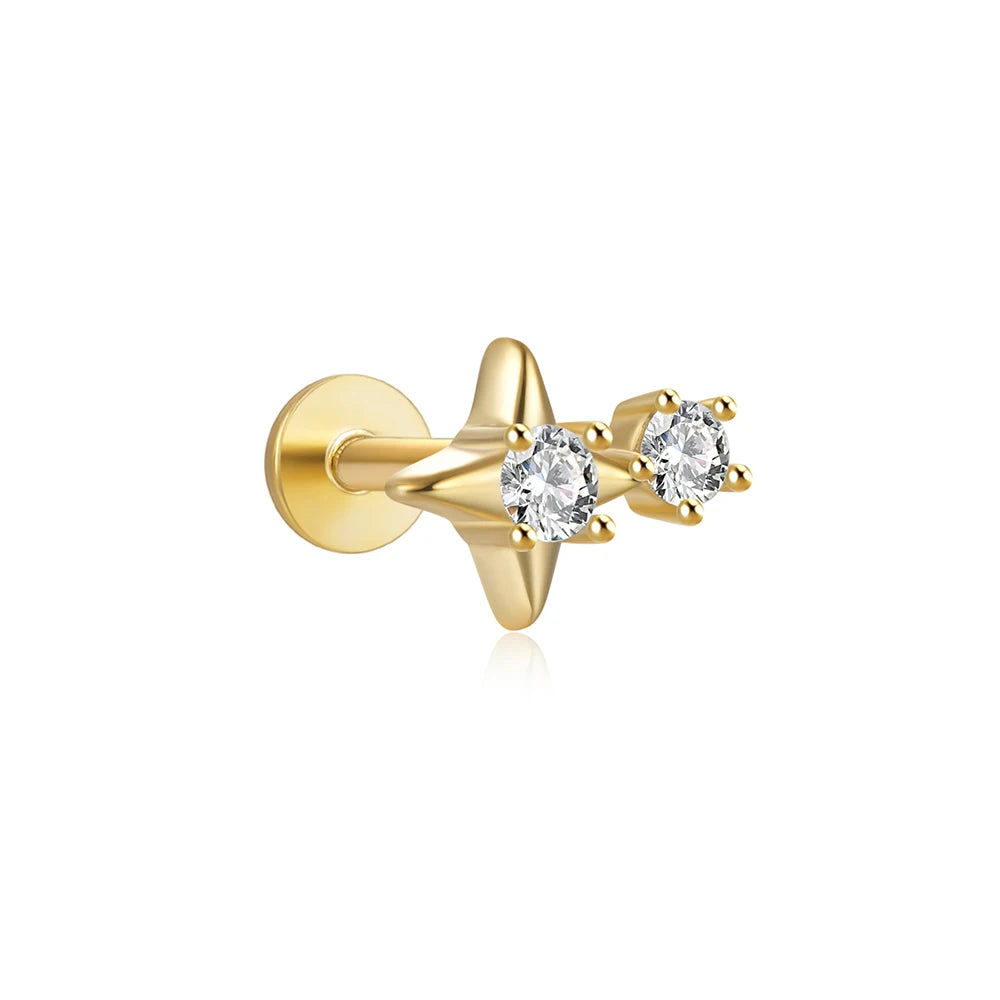 Piercing Fleur Brillante