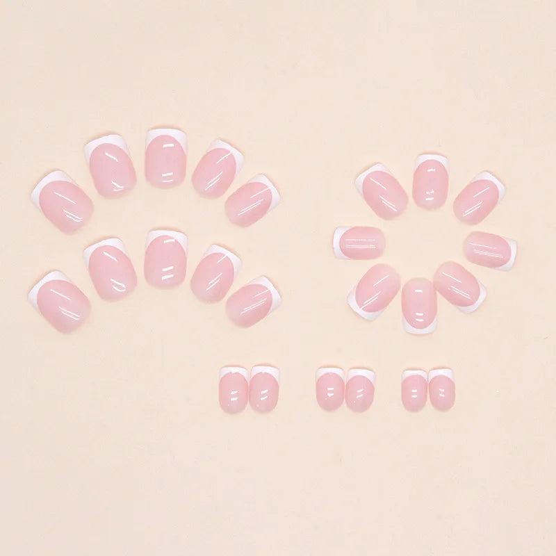 Set French Manicure Autocollant